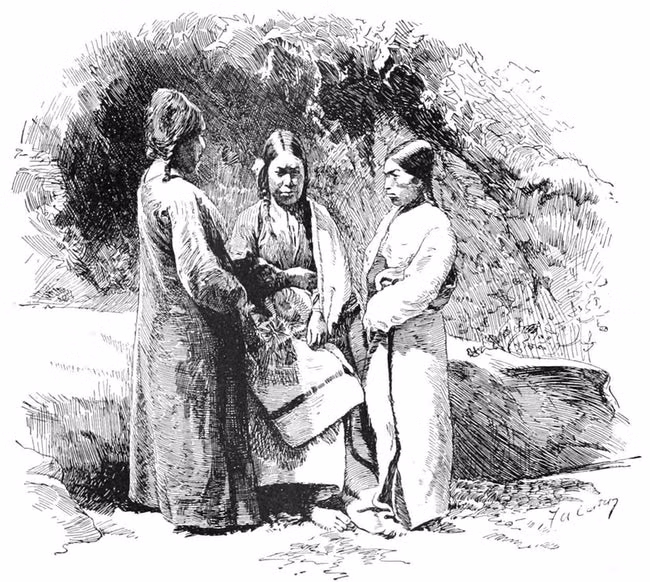 Trên hòn đảo, họ đã theo dõi và phát hiện người phụ nữ sống trong một túp lều, được làm từ xương cá voi hay ngủ trong những hang động và nguồn lương thực hằng ngày của Maria đến từ những con chim sẻ, hải cẩu, củ cây, bào ngư,...Sau đó, Maria đã được đưa về đất liền sống trong một ngôi nhà gạch bằng đất nung ở Santa Barbara, song dường như cô ấy đã không thể thích nghi được với môi trường ở đây.