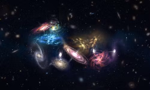 Bằng các mô hình dựa trên các dữ liệu về vụ nổ Big Bang và từ trường của các vật thể vũ trụ, các nhà khoa học đã hướng mũi nhọn tìm kiếm về các thiên hà và cụm thiên hà.