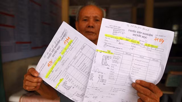 Kết quả xét nghiệm bị nhân bản ở Hoài Đức