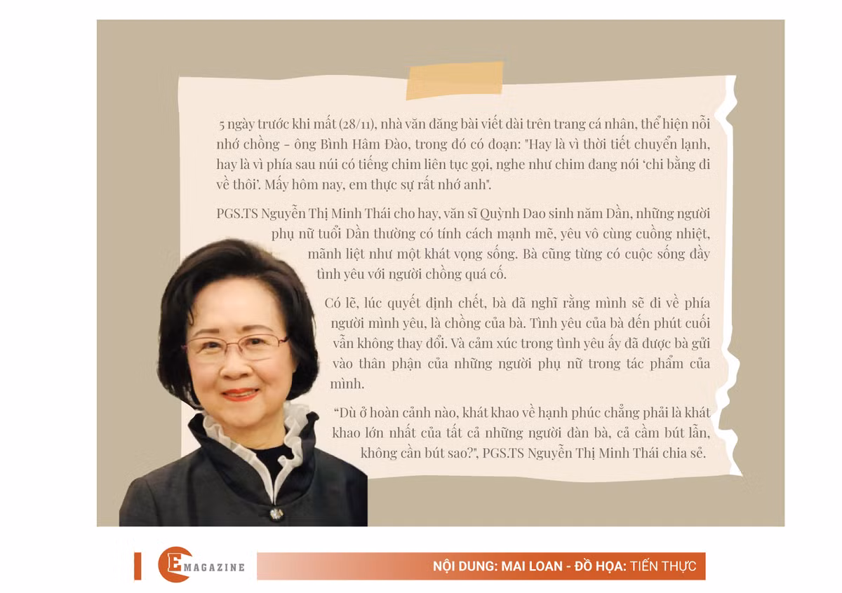 PGS.TS Nguyen Thi Minh Thai: Quynh Dao khong phai “tu tu