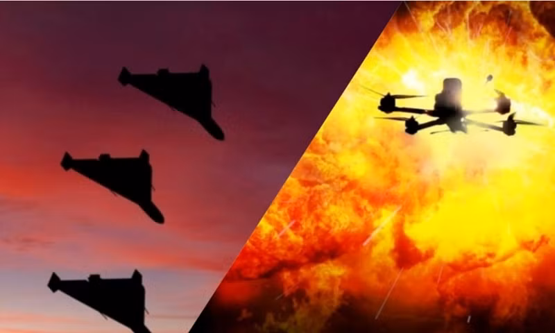 Đồng thời, lực lượng UAV của quân đội Nga hoạt động không ngừng nghỉ suốt 24 giờ, đặc biệt là đơn vị UAV có tên "Rubicon" – một trong những lực lượng UAV tinh nhuệ nhất của Nga. Từ ngày 25/2, đơn vị này đã tiến hành các cuộc tấn công quy mô lớn nhằm vào tuyến hậu cần của quân đội Ukraine tại Kursk, cuối cùng cắt đứt nguồn tiếp tế và giúp quân Nga giành chiến thắng trong trận Kursk. Ảnh minh họa