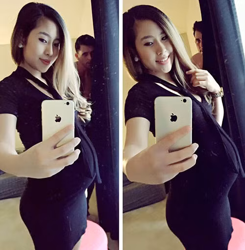 Mike luôn sẵn sàng quan tâm, chia sẻ động viên vợ mọi lúc mọi nơi. Thời gian đầu ốm nghén, 2 tháng đầu Sam chỉ nằm 1 chỗ, người đau mỏi để chồng lo toàn bộ công việc trong nhà. Một mình Mike làm đủ mọi việc chăm vợ, từ tắm cho cô đến lau tay chân, đút cơm cháo mỗi ngày.