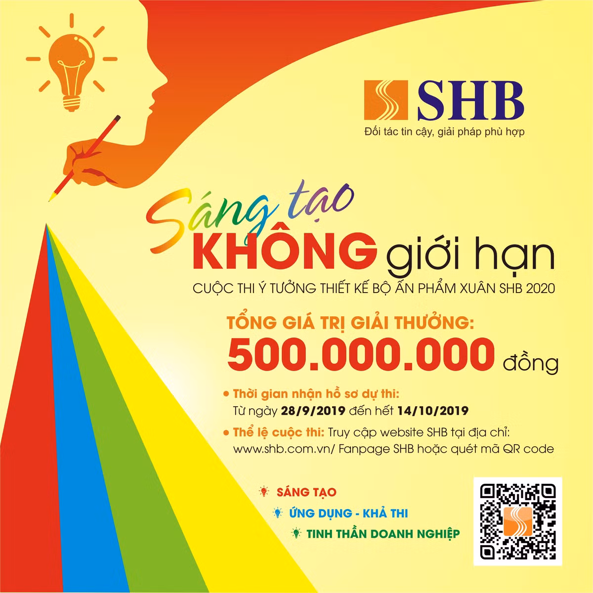 SHB tổ chức cuộc thi ý tưởng thiết kế “Sáng tạo không giới hạn” SHB to chuc cuoc thi y tuong thiet ke “Sang tao khong gioi han”