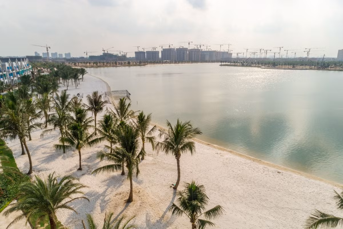 Chiem nguong thanh pho bien ho Vinhomes Ocean Park sap lo dien