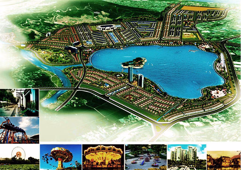 Cận cảnh hạng mục công viên hồ Phú Hòa 5.000 tỷ sai phạm ở Quy Nhơn Can canh hang muc cong vien ho Phu Hoa 5.000 ty sai pham o Quy Nhon