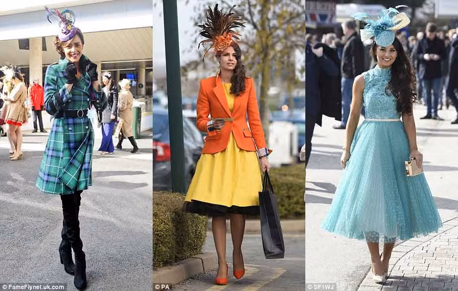 Ngắm nhan sắc của các quý cô tham dự lễ hội Cheltenham Festival.