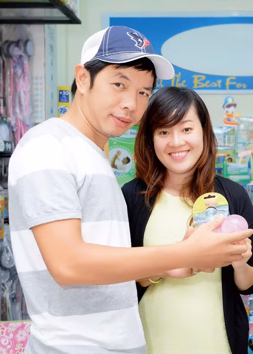 Vợ chồng Thái Hòa hiện có một cậu con trai chung tên Nemo. Ảnh: Thethaovanhoa