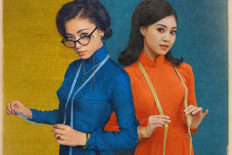 Số lượng phục trang cho các nhân vật trong bộ phim “Cô Ba Sài Gòn” lên đến 300 bộ gồm cả áo dài và phục trang thường ngày. Ảnh: Nguoilaodong