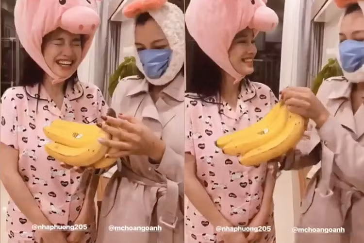 Nha Phuong lai bi soi vong 2 lon bat thuong trong tiec doc than
