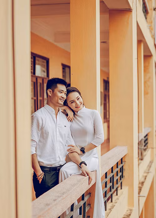 Ông xã của Bảo Thanh không hoạt động nghệ thuật nhưng hết lòng ủng hộ công việc của vợ.