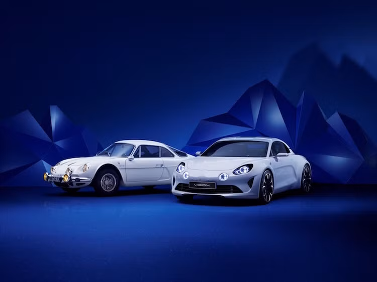 Trước khi "hồi sinh" Alpine, Renault đã "trình làng" mẫu xe ý tưởng Alpine Vision concept, với thiết kế lấy cảm hứng từ chiếc A110 năm xưa. Tên gọi cuối cùng của phiên bản sản xuất hàng loạt chưa được xác nhận, nhưng có khả năng sẽ là AS1 hoặc AS110.