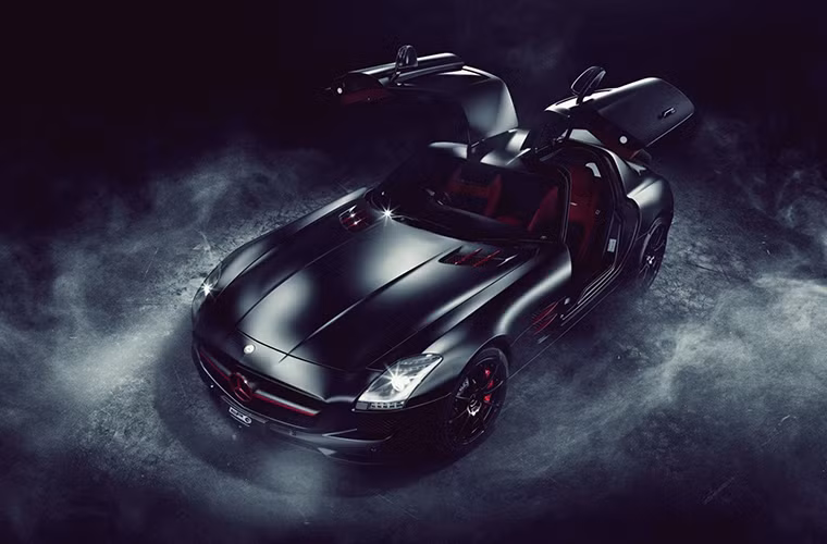  Mercedes-Benz SLS AMG - tải về bản gốc (Mê mệt ngoại hình Mercedes-Benz SLS AMG kiêu kỳ)