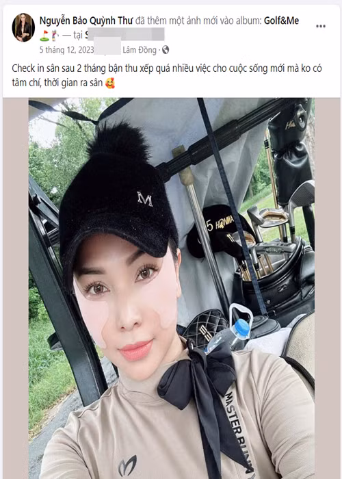 Vào tháng 12/2023, Quỳnh Thư chia sẻ việc bắt đầu một cuộc sống mới. Điều này làm dấy nghi vấn Quỳnh Thư và Nghiêm Đức không còn bên nhau. Ảnh: Phụ Nữ Mới.