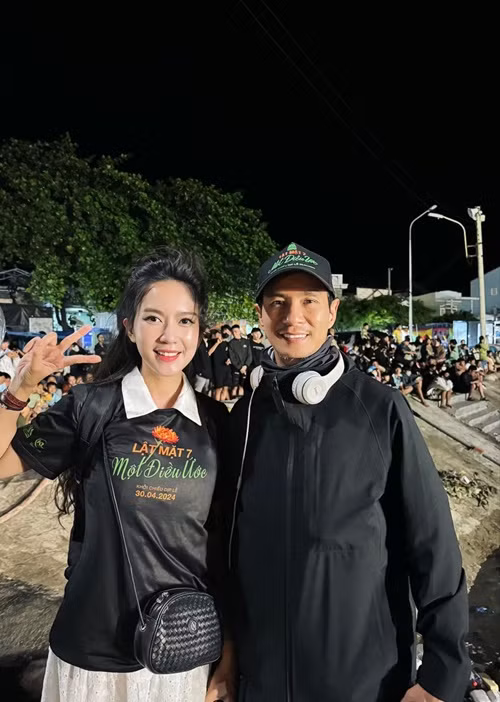 Lý Hải - Minh Hà đón năm mới trên trường quay phim Lật mặt 7: Một điều ước.