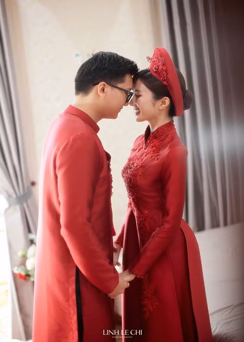 Chồng Ngọc Huyền tên Duy Minh, sinh năm 2000.