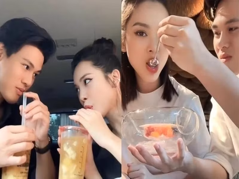 Loạt ảnh ngọt ngào bên nhau dập tắt tin đồn tình cảm rạn nứt giữa Quỳnh Lương và Tiến Phát. Ảnh: Người Đưa Tin.