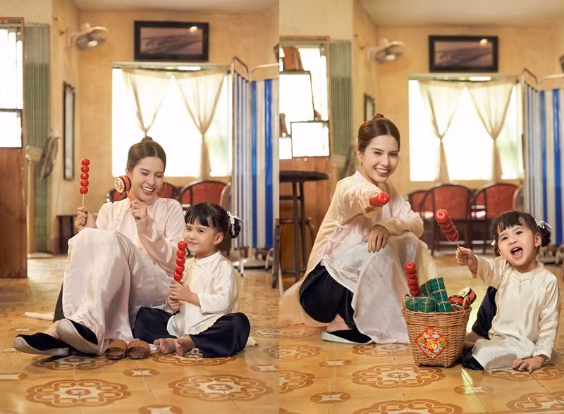 Cuộc sống của hai mẹ con Thiên An đầy bình yên.