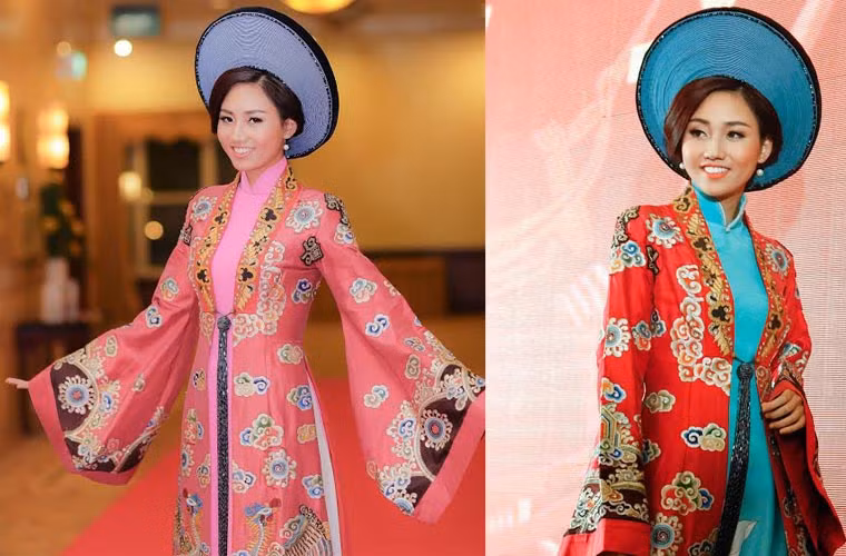 Trong đó, bộ sưu tập "Quốc hoa" lấy ý tưởng từ hoa sen còn “Vương triều” mang nét đẹp dân tộc với các họa tiết chủ đạo là hoa văn cung đình.