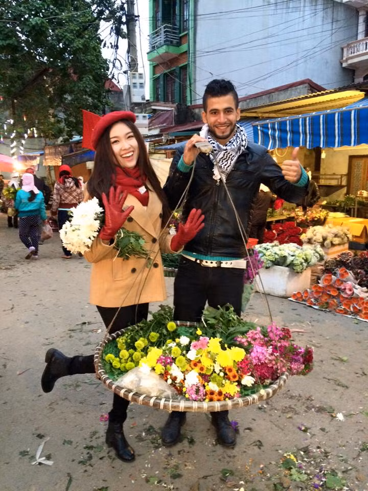 Chàng hot boy Palestine "phải lòng" con gái Việt - Hình 3 Chang hot boy Palestine