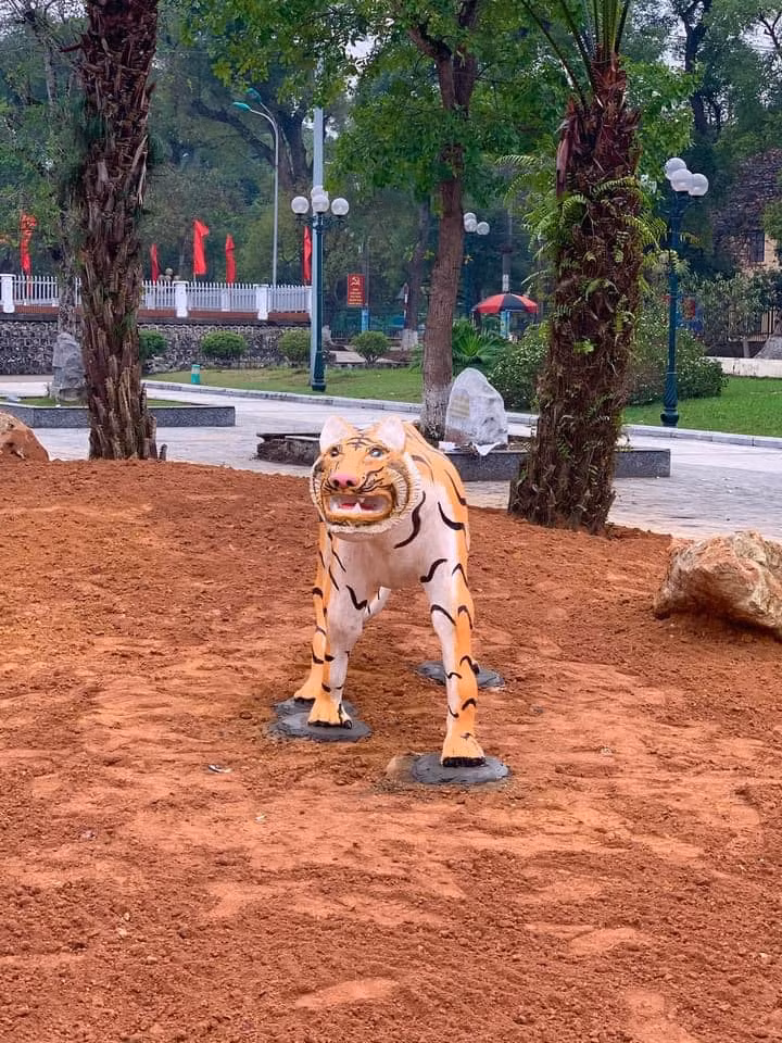 Những linh vật này cũng xảy ra nhiều ý kiến bình phẩm theo hướng phê phán vì xấu. Chính quyền thị xã Phú Thọ ngay sau đó đã đưa "đàn hổ" thiếu tính thẩm mỹ này đi sửa chữa, cải tạo lại.