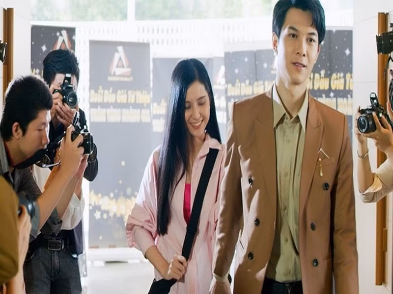 Thời gian qua, ngoài làm người mẫu, Thiên An còn đóng phim. Dịp Tết Nguyên đán 2022, cô đóng nữ chính phim Mưu kế thượng lưu. Đây là lần đầu tiên cô thử sức với màn ảnh rộng. Ảnh: Galaxy.