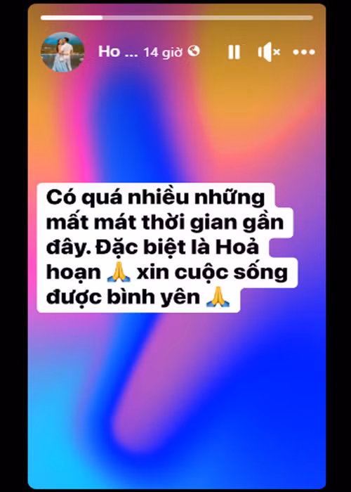 Hồ Ngọc Hà đau lòng khi đọc tin về vụ cháy. Ảnh chụp màn hình.