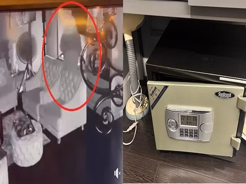 Tháng 7/2022, Cao Thái Sơn gây chú ý khi công khai video kẻ trộm đột nhập vào biệt thự của anh tại TP HCM. Nam ca sĩ cho biết, kẻ gian đã leo từ ban công trên tầng vào phòng ngủ của anh tìm kiếm và phá két sắt. Tuy nhiên, kẻ trộm không tìm thấy món đồ giá trị. Ảnh: Dân Việt.