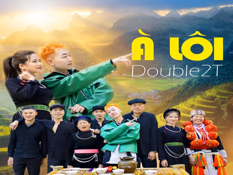 Khi đang tham gia Rap Việt 2023, Double2T kết hợp với nhà sản xuất âm nhạc Masew thực hiện bài hát À lôi. Ảnh: FBNV.