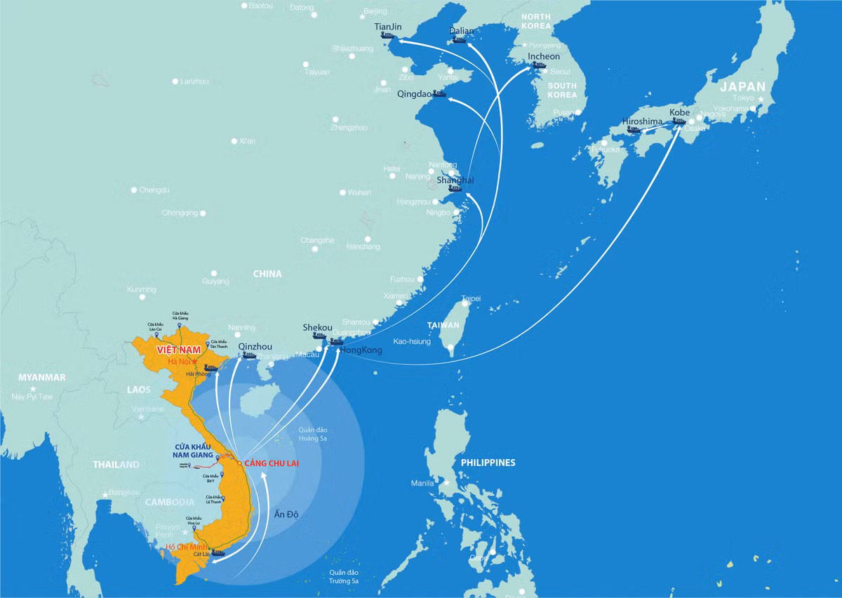 Giai phap Logistics qua cua khau quoc te Nam Giang cho doanh nghiep Viet, Lao