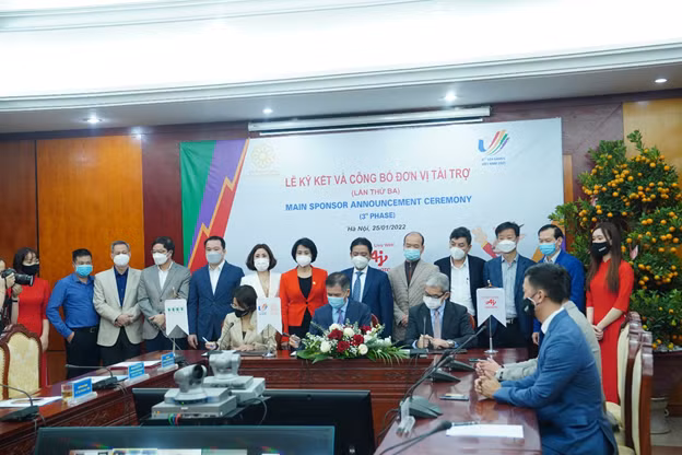Tập đoàn Ajinomoto làm nhà tài trợ chính hạng cao nhất của SEA Games 31 Tap doan Ajinomoto lam nha tai tro chinh hang cao nhat cua SEA Games 31