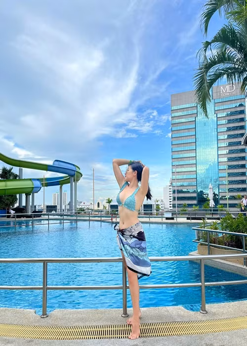 Sắc vóc của Mạc Anh Thư ở tuổi 39 nhận được nhiều lời khen ngợi. Ảnh: FB Mạc Anh Thư.