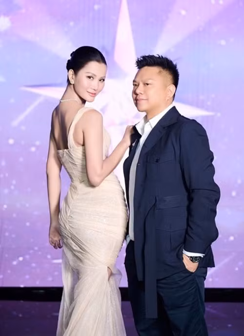 Hương Ly từng gây chú ý khi bức xúc trước tin đồn “cặp kè” ông Valentin Trần - Chủ tịch Miss Universe Vietnam. Ảnh: Phụ Nữ Mới.