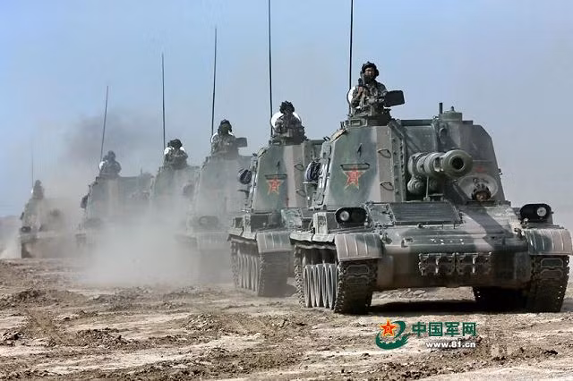 Theo bảng xếp hạng sức mạnh quân sự thế giới năm 2019, số lượng pháo tự hành của Trung Quốc hiện nhiều thứ hai thế giới, số lượng pháo kéo nhiều nhất thế giới và số lượng pháo phản lực phóng loạt nhiều thứ ba. Nguồn ảnh: Sina.