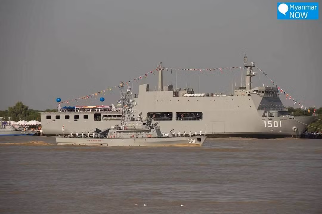 Tàu cao tốc hộ vệ tên lửa do Hải quân Myanmar tự đóng với tên lớp Series 5 số thân 561. Hiện tại Hải quân Myanmar đang có tới 6 tàu lớp này trong biên chế. Nguồn ảnh: Livejournal.