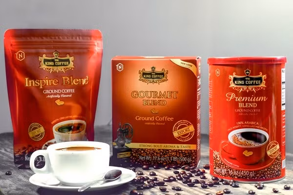 King Coffee nhanh chóng thành công trên thị trường. King Coffee nhanh chóng thành công trên thị trường.
