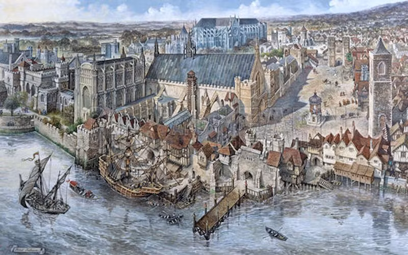 Vào thế kỷ 12, Hoàng gia Anh bắt đầu định cư, sinh sống ở Westminster, trung tâm London.