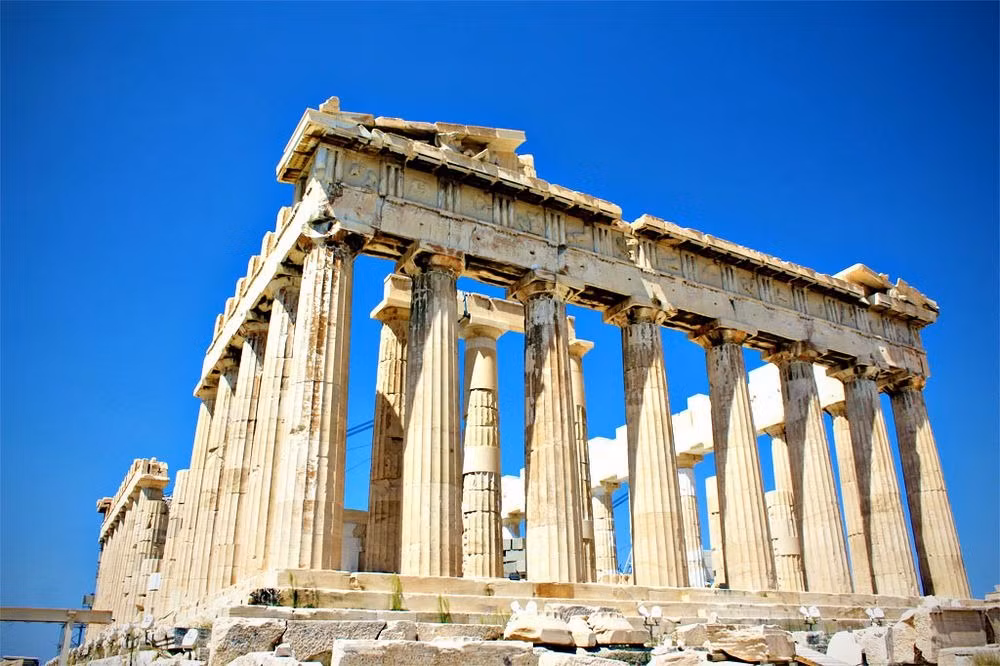  Kiệt tác nổi tiếng mang tên "Elgin Marbles" (Bộ cẩm thạch Elgin) của điện thờ Parthenon (trong ảnh) ở Athens, Hy Lạp hiện là một phần thiết kế đặc biệt của Bảo tàng Anh ở thủ đô London.