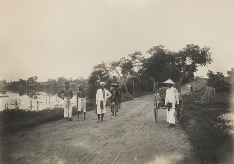 Vùng ngoại ô Hà Nội, Bắc Bộ năm 1900.
