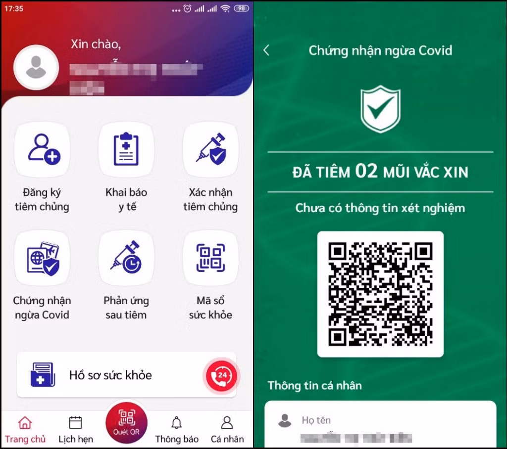 Hiện nay, Sổ sức khoẻ điện tử là một trong những ứng dụng chống dịch COVID-19 được sử dụng rộng rãi. Ứng dụng có nhiều tính năng như: đăng ký, nhận kết quả tiêm chủng, khai báo y tế, đặt lịch khám tại cơ sở y tế, theo dõi hồ sơ y tế cá nhân...