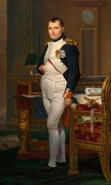 Hoàng đế Napoleon cùng mọi người dùng súng, gậy gộc, roi ngựa... để bắn hạ, xua đuổi đàn thỏ hung dữ. Do đàn thỏ ngày càng đông, áp đảo đoàn đi săn nên mọi người hoảng sợ. Nhà vua Pháp vội vã trở vào bên trong xe ngựa. Dù vậy, những con thỏ vẫn bao vây khắp xe.