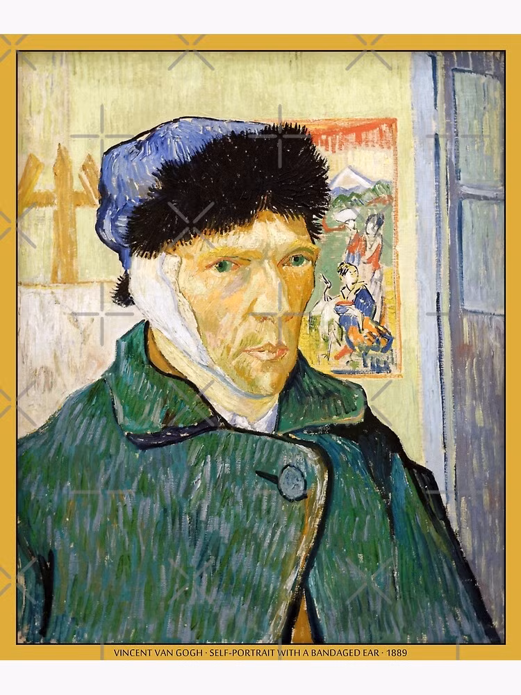  Bức tranh nổi tiếng "Self-Portrait with Bandaged Ear" được danh họa Vincent van Gogh vẽ năm 1889. Đây là bức tranh chân dung tự họa của họa sĩ người Hà Lan với chiếc tai trái bị băng kín ẩn chứa bí mật gây ngỡ ngàng.