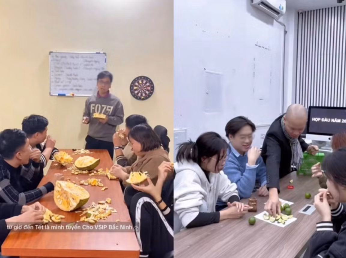 Sau khi trào lưu nở rộ, dân văn phòng cứ thế sáng tạo ra đủ món, biến tấu thành những clip khiến người xem "không đỡ được".
