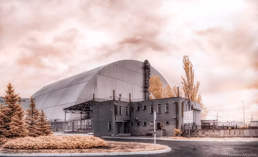 Nhà máy điện hạt nhân nằm im lìm tại khu Chernobyl Exclusion