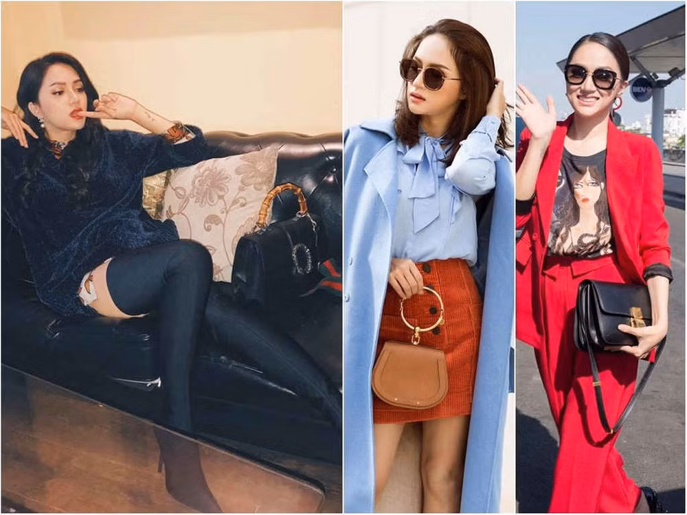 Những bộ đồ hiệu có trị không nhỏ của Hương Giang.