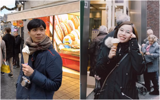 Dù đã yêu nhau khá lâu thế nhưng hiếm thấy Công Phượng và Viên Minh có bức ảnh chụp chung với nhau.