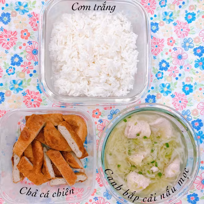 Người vợ này luôn cố gắng làm những bữa cơm hộp ngon và đẹp mắt nhất để chồng mang đi làm.