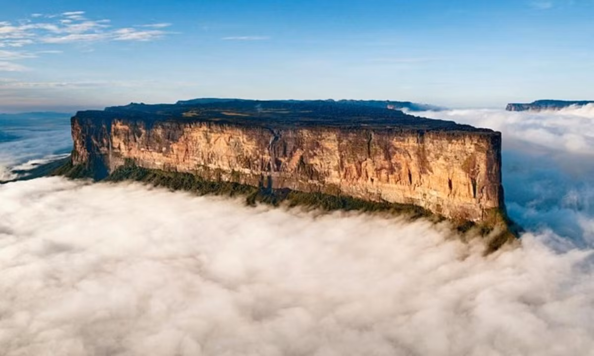 Theo những người da đỏ Pemón, núi Roraima là "gốc của một cái cây khổng lồ chọc trời từng chứa tất cả các loại trái cây và rau củ trên thế giới". (Nguồn: Viator)