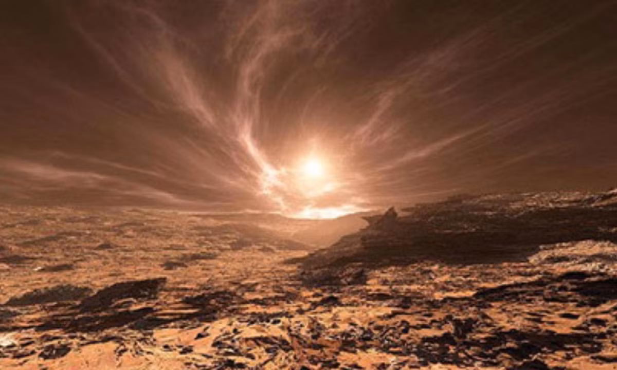 5. Mars- Hỏa tinh: trên sao Hỏa một trận bão bụi có thể phát triển trong một vài giờ và bao toàn bộ hành tinh trong vòng vài ngày. Chúng là những cơn bão bụi lớn nhất và mạnh nhất trong hệ mặt trời. Hỏa bụi xoáy tạo ra những hình tháp đạt chiều cao của đỉnh Everest với sức gió khoảng 300 km mỗi giờ. (Nguồn: tienphong.vn)