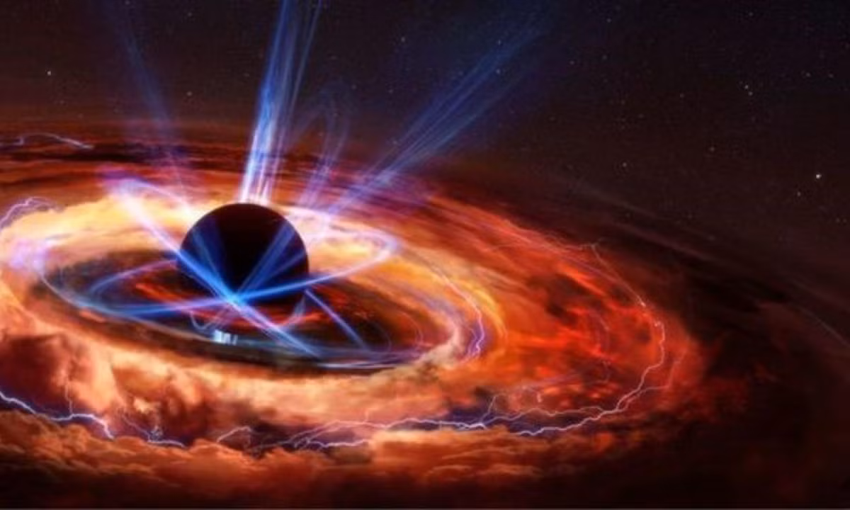 “Nhà vật lý thiên văn người Anh Sir Martin Rees gọi quá trình này là spaghettification (tạo mì ống). Cuối cùng, bạn cũng chỉ là một dòng hạt hạ nguyên tử bị xoáy vào trong lỗ đen mà thôi”, Liu nói. (Nguồn: Dân Việt) 
