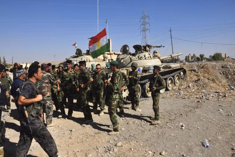 Dân quân người Kurd.